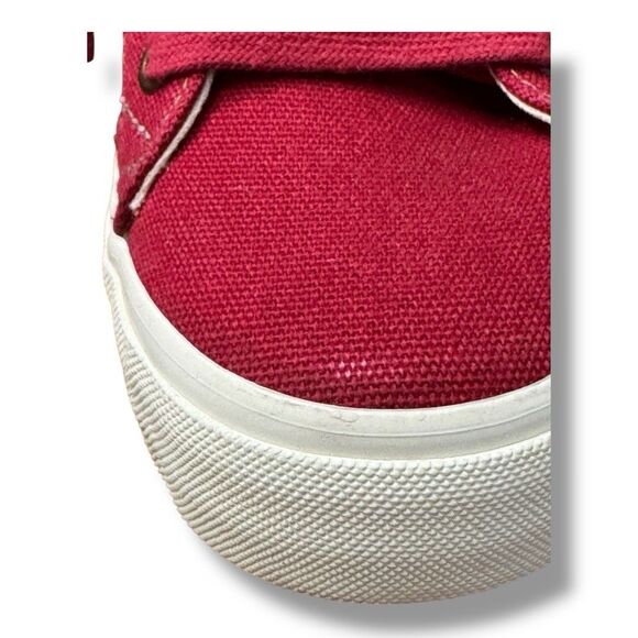 Taos Plim Soul Red Canvas Sneaker Fashion Lace up Casual EverydayWomen’s Size 6 - Picture 10 of 11